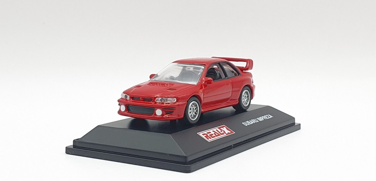 1/72 Real-X SUBARU IMPREZA WRX STI 22B GC8 RED diecast car model