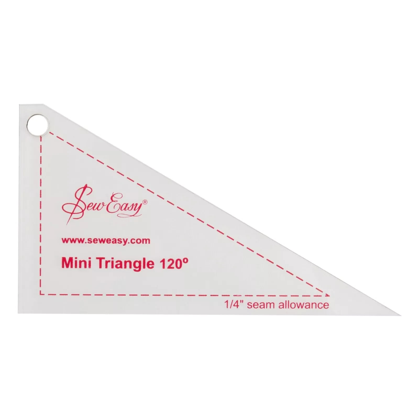 Sew Easy Template Mini 120° Triangle 4.6 x 2.5ins NL4153.5 Patchwork Quiting