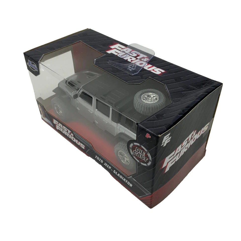 1:32 Scale JADA - Fast and Furious 9 - 2020 Jeep Gladiator Die Cast - Silver - Image 3 of 4