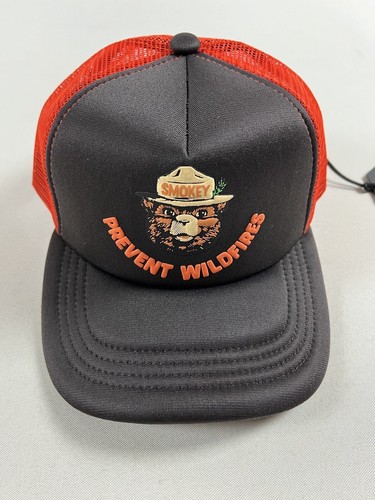 FILSON SMOKEY BEAR LOGGER MESH CAP DARK BROWN/SMOKEY OS NWT - Picture 4 of 12