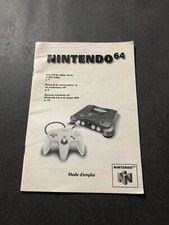 N64 system console instruction manual