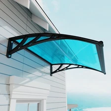 32"x40" Winow Awning Door Canopy Rain Snow Sun Shade Sheet Cover DIY Outddor
