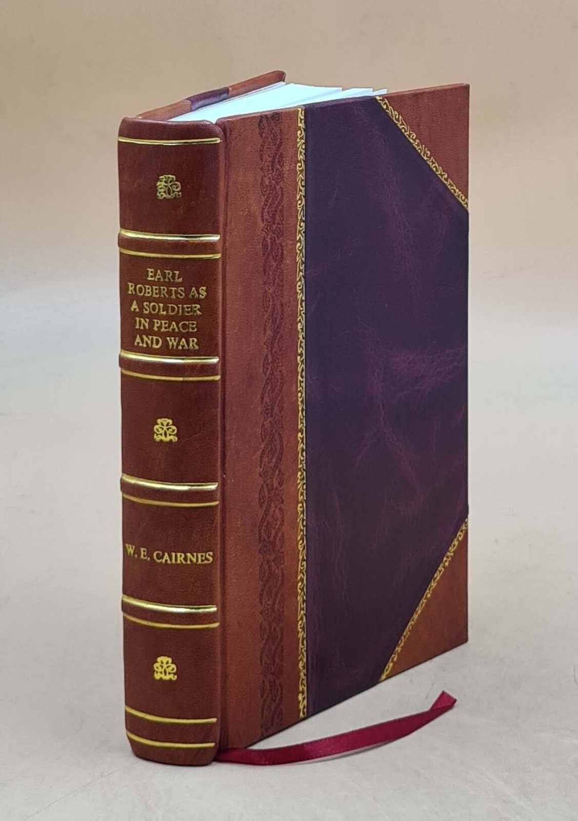 Earl Roberts Soldier Biography 1901 Leather Bound Edition