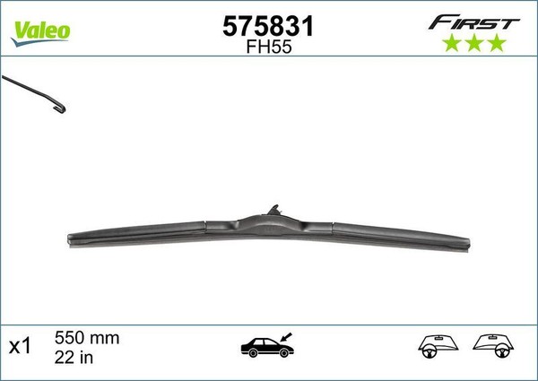 Valeo 575831 Wischblatt FüR Hyundai Lexus Mazda Passend FüR Subaru Toyota-image