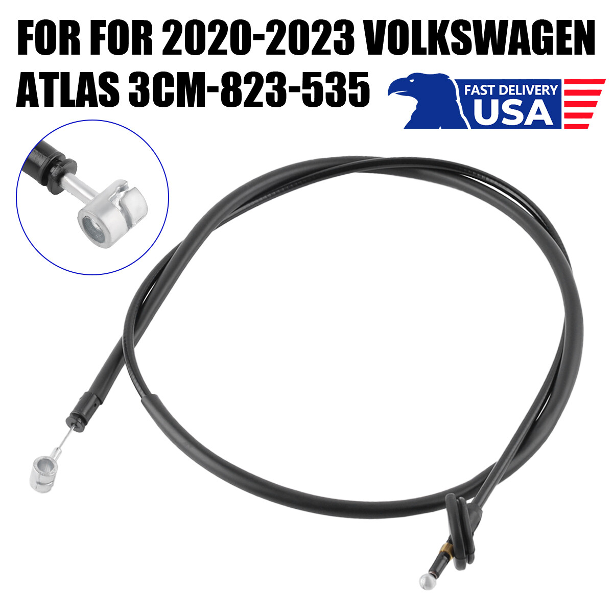 Volkswagen Atlas Hood Latch Cable (2020-2023) - OEM Replacement