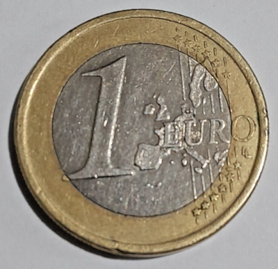 1ユーロバイメタル硬貨1999 コレクション