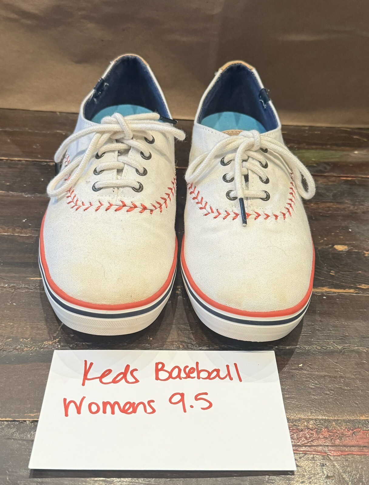 KEDS Canvas Baseball Shoes Size 9.5 eBay