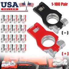 Battery Terminal Connector Top Post Positive Negative Heavy Duty Universal lot
