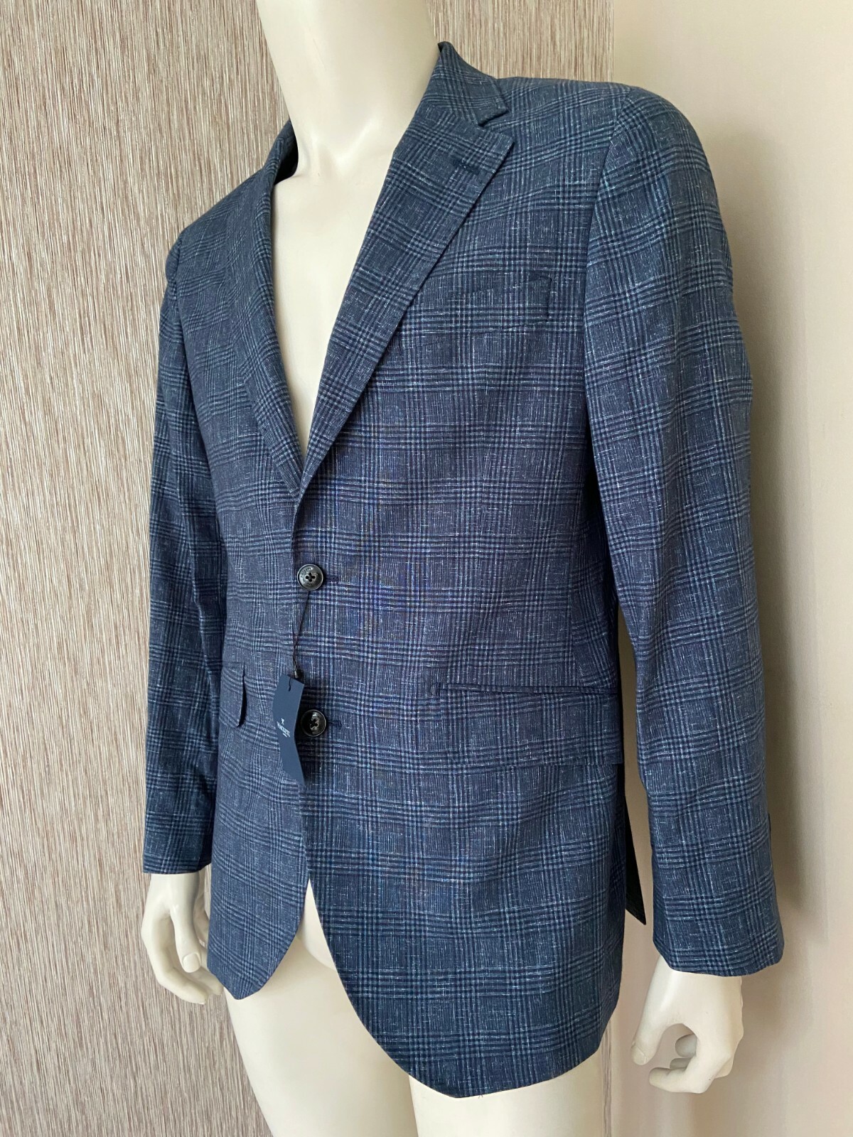 HACKETT LINEN BLEND JACKET BLAZER SIZE 