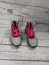 Nike Boots ACG Girls 5.5Y Woodside II High Raspberry Grey 2015 528876 601 RARE