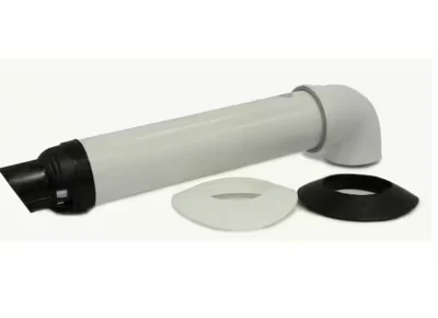 RINNAI Ubbink 223182, 21 in. Non-Condensing Horizontal Vent Termination Kit