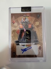 2023 Wild Card Rejzohn Wright 5 Card Stacked Deck Brown Ace Autograph #4/5