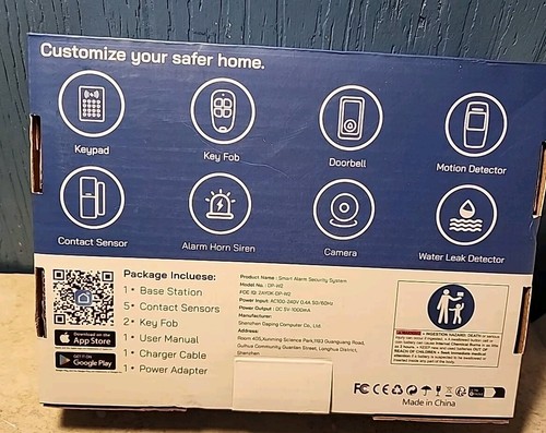 Tolviviov Home Security Wifi Door Alarm System Wireless 8-Piece Kit V1.0 - Picture 6 of 6