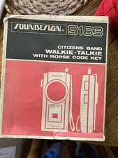 Soundesign Vintage 5163 Citizens Band Walkie Talkies Boxed, working, see descrip