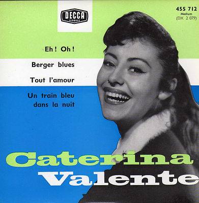 CATERINA VALENTE BERGER BLUES FRANZÖSISCH ORIG EP WERNER MULLER / JO BOYER