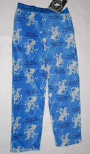 Boys Pajama Pants BEVERLY HILLS POLO CLUB Fleece BLUE Horses SLEEP Lounge 8-10
