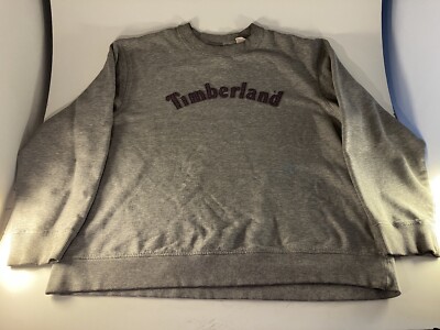 Vintage Timberland Stratham Issue Crewneck Sweatshirt Embroidered Spellout Sz XL