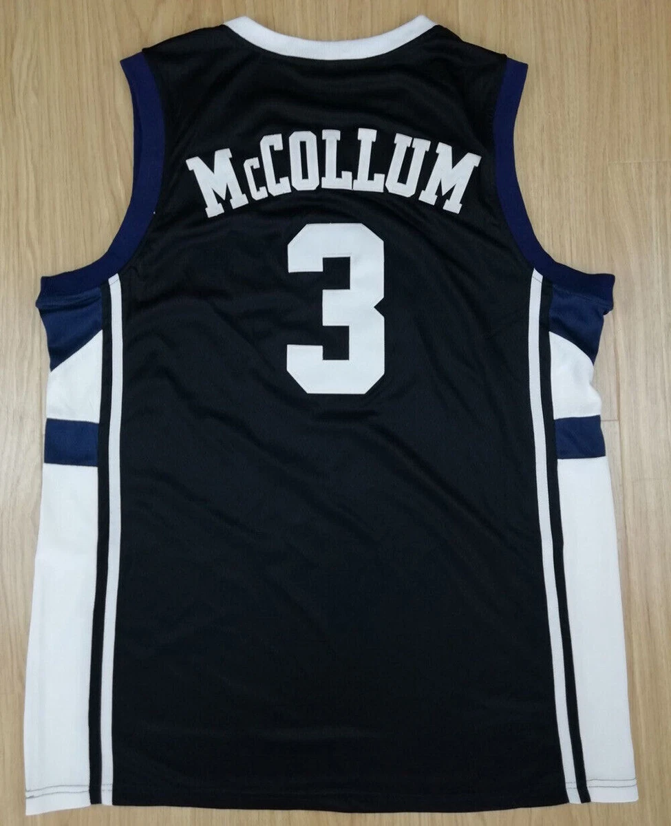 Retro Brand Men's Lehigh Mountain Hawks CJ McCollum #3 Brown Replica  Basketball Jersey