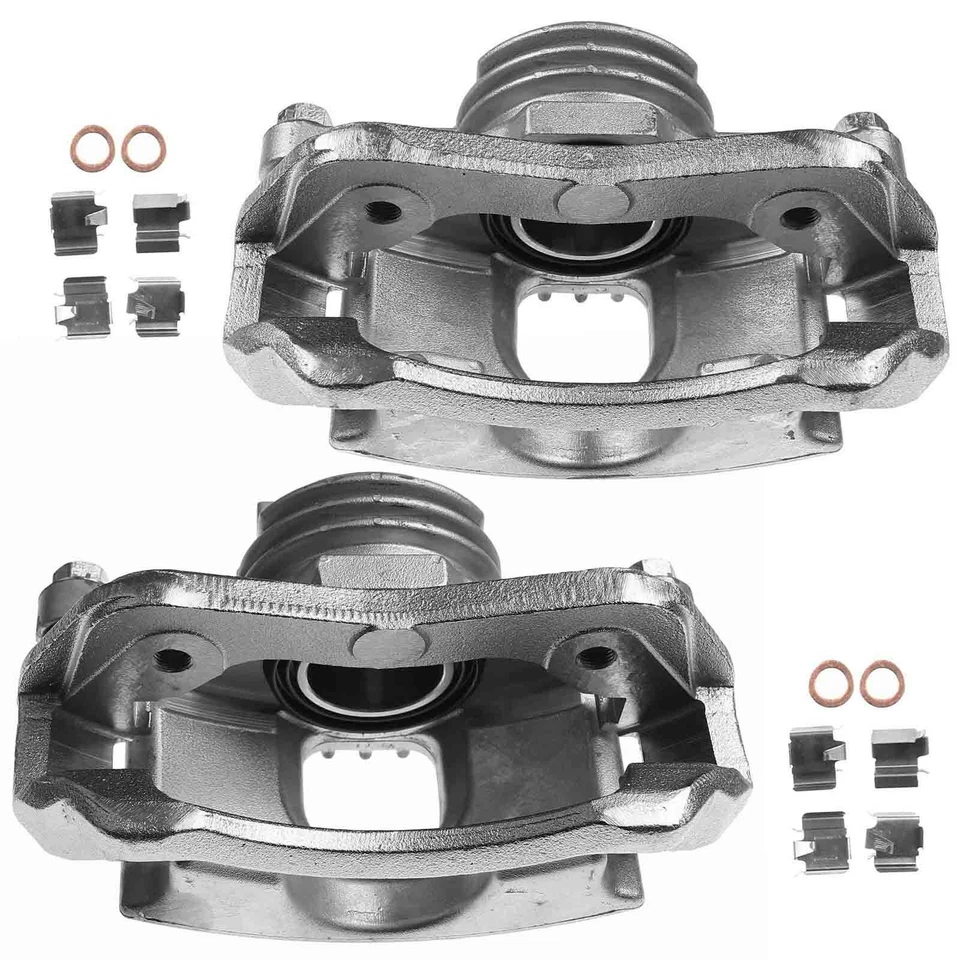 Par de pinzas de freno de disco delanteras con soporte para Kia Sportage 1998 1999 2000-2002 Foto 2 de 4