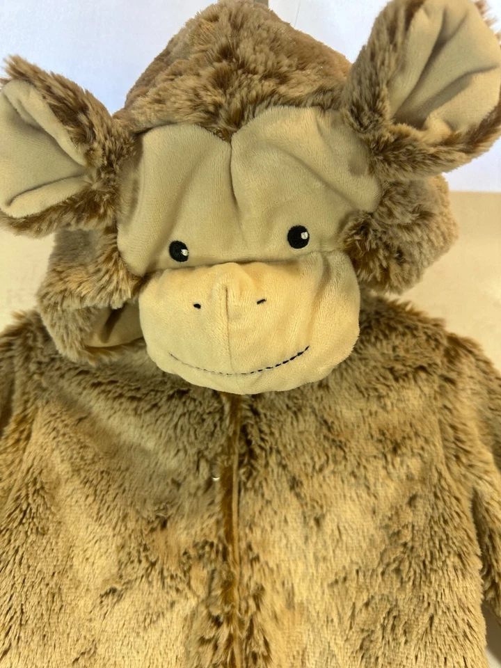 Pottery Barn Kids Monkey Costume Size 6-12 Months Snap Closure Snap Halloween E6 - Image 3 of 4