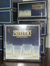 4 bicchieri in cristallo PRELUDIO CAPRI CRYSTAL cod.347403 - vintage