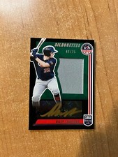 2022 Panini Stars & Stripes - Riley Stanford - Silhouettes Black Gold Auto /75