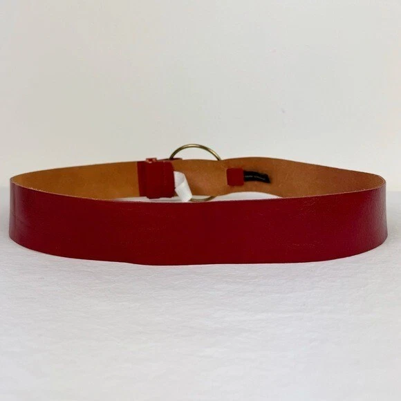 Cinturón de cadera de cuero rojo Banana Republic Foto 3 de 4