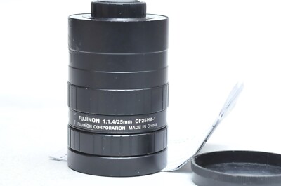 Fujifilm Cctv 25mm Fuji Fujinon C-Mount CCTV Camera Lens 25mm F4 Lens