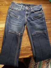 Vigoss Skinny Jeans Girl's Size 8 Flap Pocket Medium Wash Denim