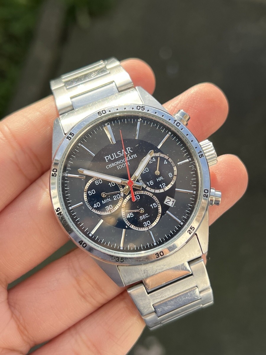 パルサー PULSAR 100m防水 クロノグラフ ☆ セイコー SEIKO