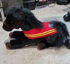 Wells Fargo Black Horse Plush - 14 inches long 8 Inches high