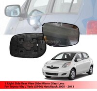 1 Rechte Seitenspiegelglasscheibe Verwendung FüR Toyota Vitz/Yaris (XP90) Sch...
