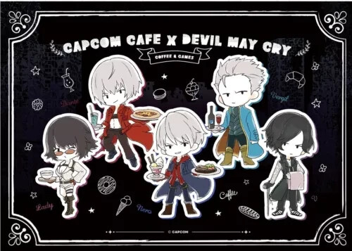 Devil May Cry X CAPCOM CAFE 2024 Vergil Acrylic Stand Figure Japan