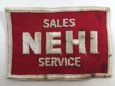 Ancien patch à coudre service vente NEHI rare uniforme soda boisson gazeuse cola pop