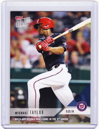 2018 Topps Now 241 Michael Taylor