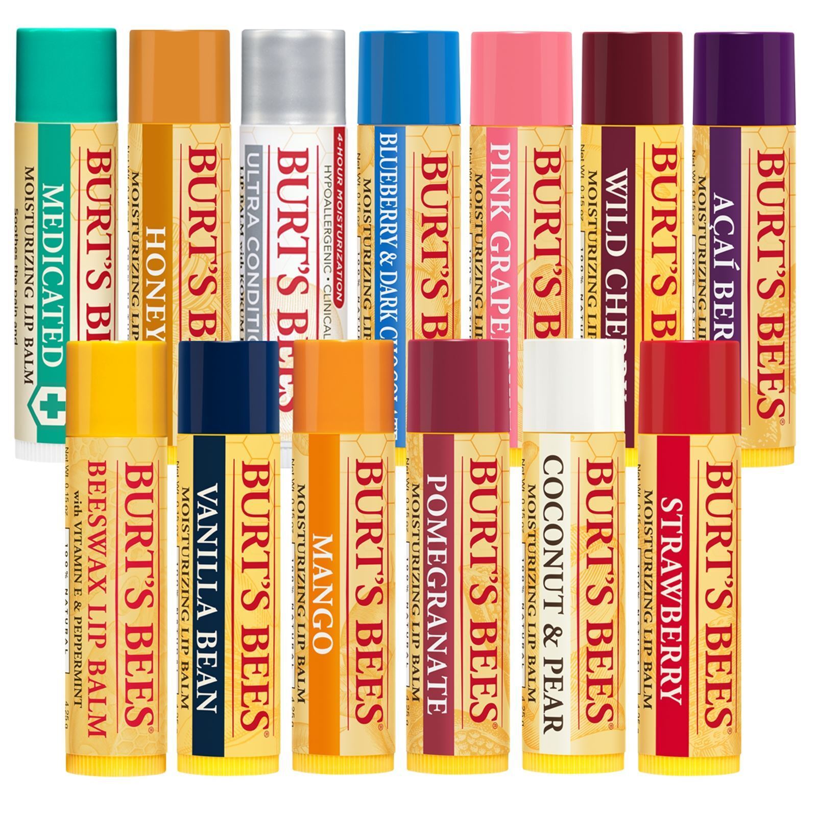 Blazen niemand Teleurstelling Burt's Bees Moisturizing Lip Balm (Sealed) BUY 2, GET 1 FREE!!! -Various  Shades | eBay