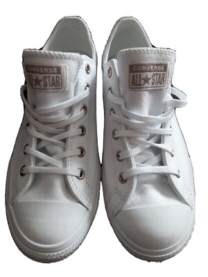 white leather converse size 5