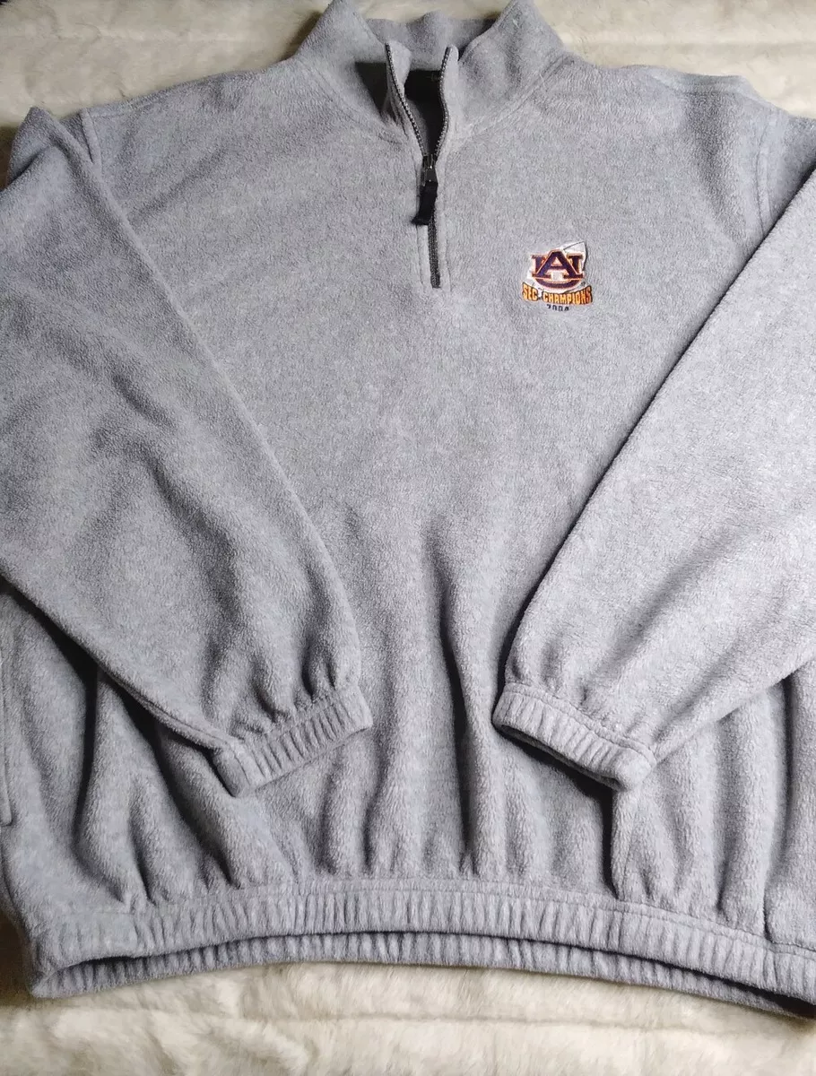 ANTIGUA Auburn Tigers SEC 2004 Champions Football 1 4 Zip Fleece