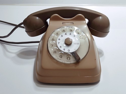 Telefono vintage fisso casa FATME grigio a disco rotella antico anni 60 70 - Foto 3 di 19