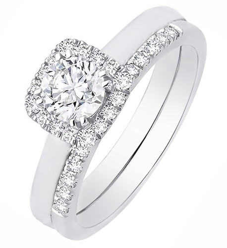 Anello Set Taglio Principessa In Argento Sterling - Foto 9