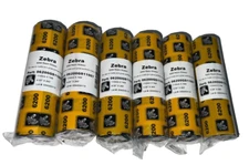 Zebra 6200 Resin Thermal Ribbon 4.33" x 243 ft   P/N 06200GS11007 (6 Rolls)