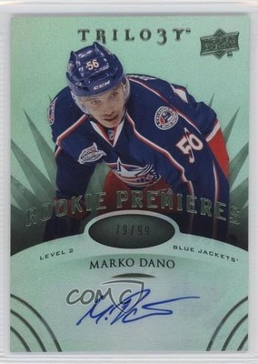 2014 Trilogy Level 2 Premieres Radiant Green 79/99 Marko Dano Rookie Auto RC 1z4