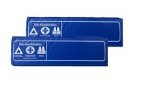 2x BLAU TRIO 3in1 Kombitasche Verbandtasche Warnweste Warndreieck Verbandskasten
