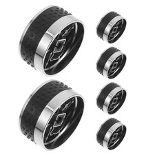  Lot de 6 boutons de commande pour gril : boutons de rechange ronds en plastique