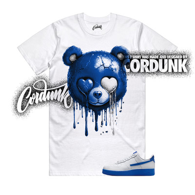 Air Force 1 Game Royal Blue White Hyper Dunk Low T Shirt Match SLB