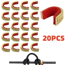 20X Bow String Buckle Clip Red Archery Nocking Point for Compound & Recurve Bow
