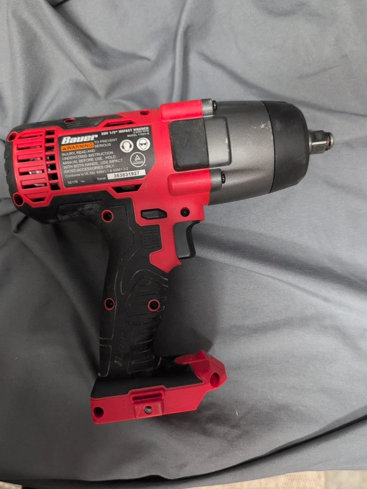 Bauer 1782C-B 20V Hypermax Lithium Cordless 1/2 In. Impact Wrench (39208) - Image 4 of 4