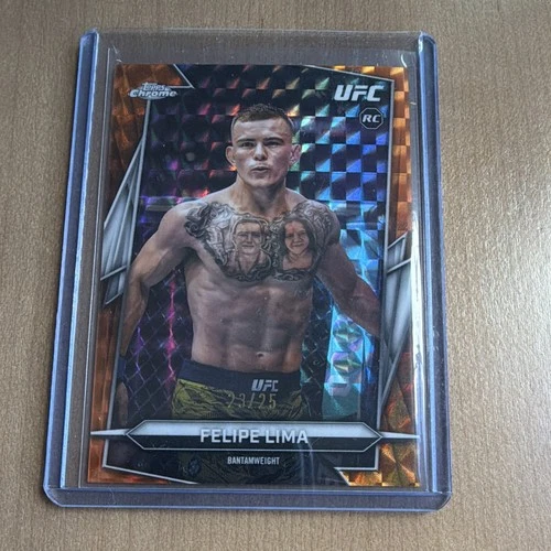 Topps Chrome UFC 2026 Felipe Lima RC Serial Numbered /25 Card #160