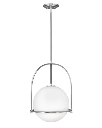 Hinkley Lighting 3405 Somerset 1 Light 16"W Pendant - Nickel - Picture 1 of 5