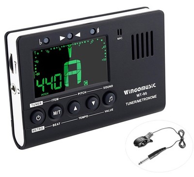 Digital Metronome Tuner 3in1 for Chromatic/Guitar/Bass/Ukulele/Violin
